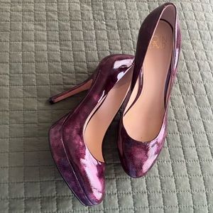 Size 9 Joan & David purple heels